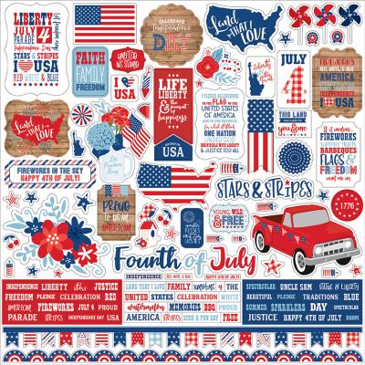 Echo Park America by Lori Whitlock Stickerbogen - Element Sticker